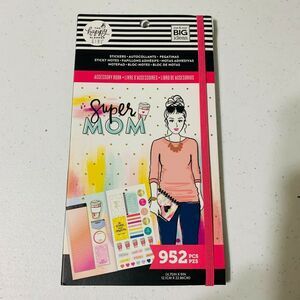 NIP Happy Planner Super Mom accessory book stickers notepad 952 pieces PPSA-07